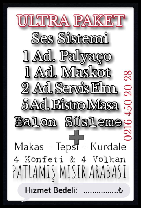 istanbul açılış organizasyonu fiyatları