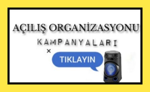 Açılış organizasyon 