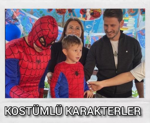 doğum günü için palyaçço spder-man elsa çağırma çocuklara özel eve